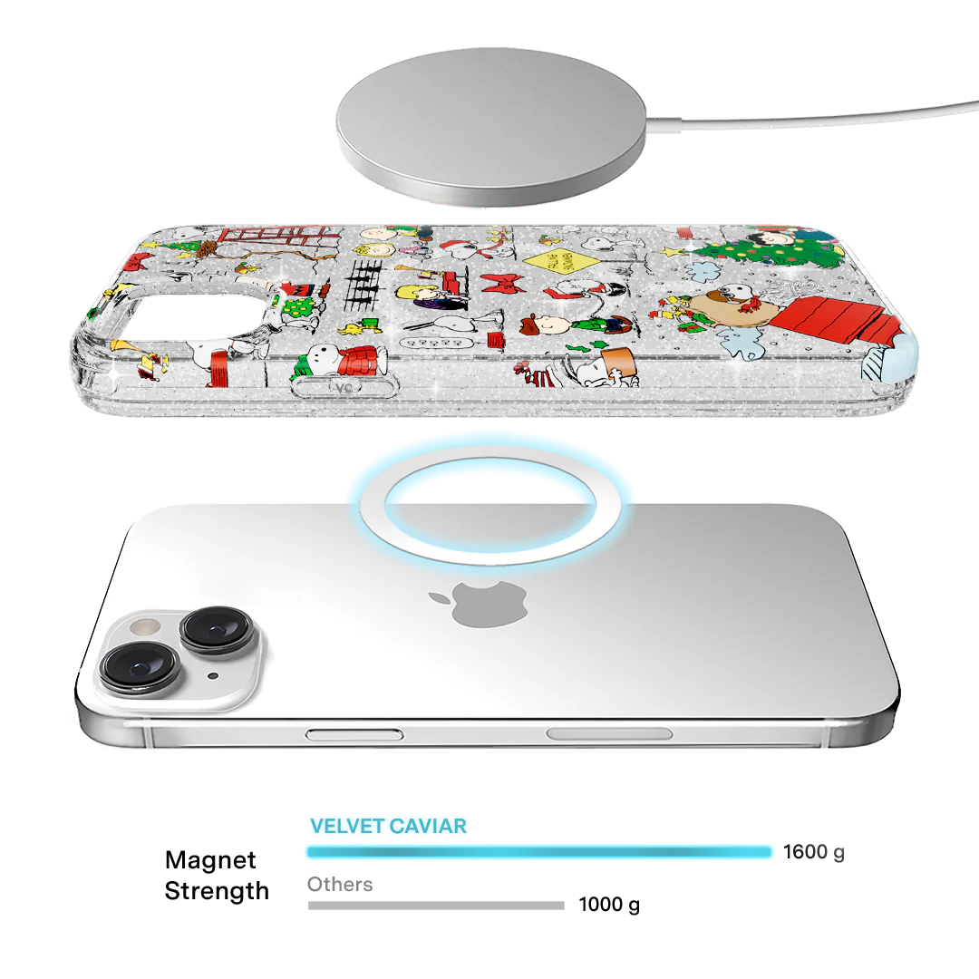 Snoopy Christmas Glitter iPhone Case - Image 63