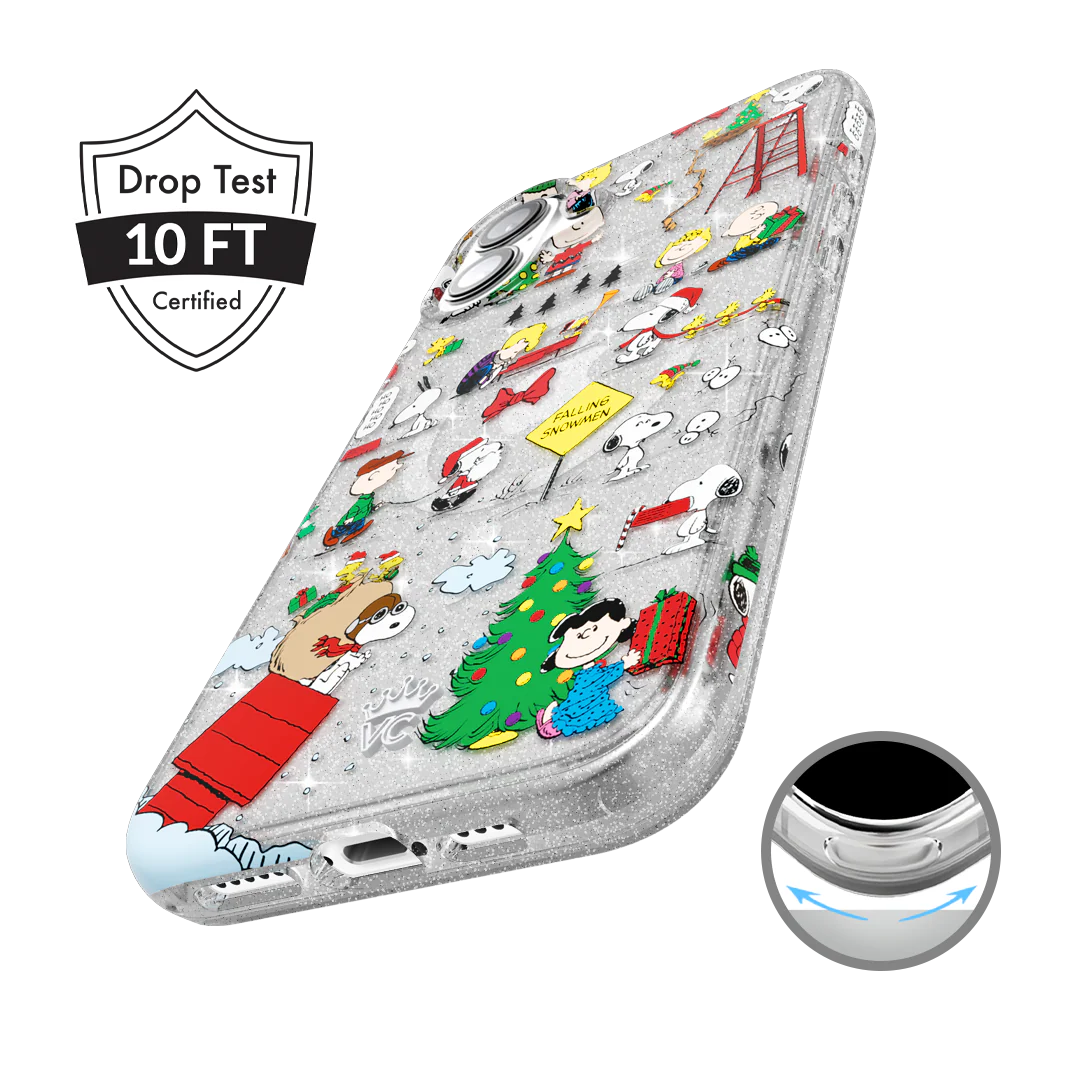 Snoopy Christmas Glitter iPhone Case - Image 9