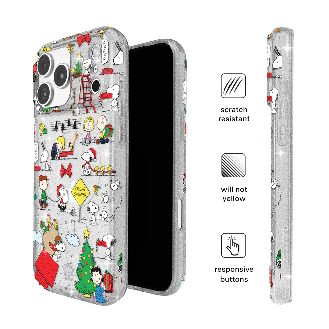 Snoopy Christmas Glitter iPhone Case - Image 90