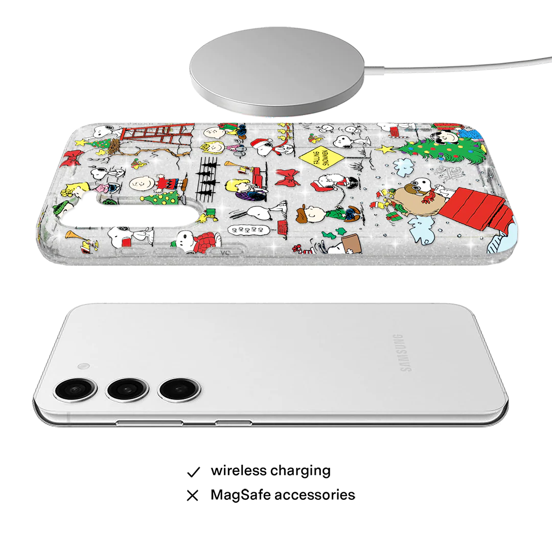 Snoopy Christmas Glitter Samsung Case - Image 22