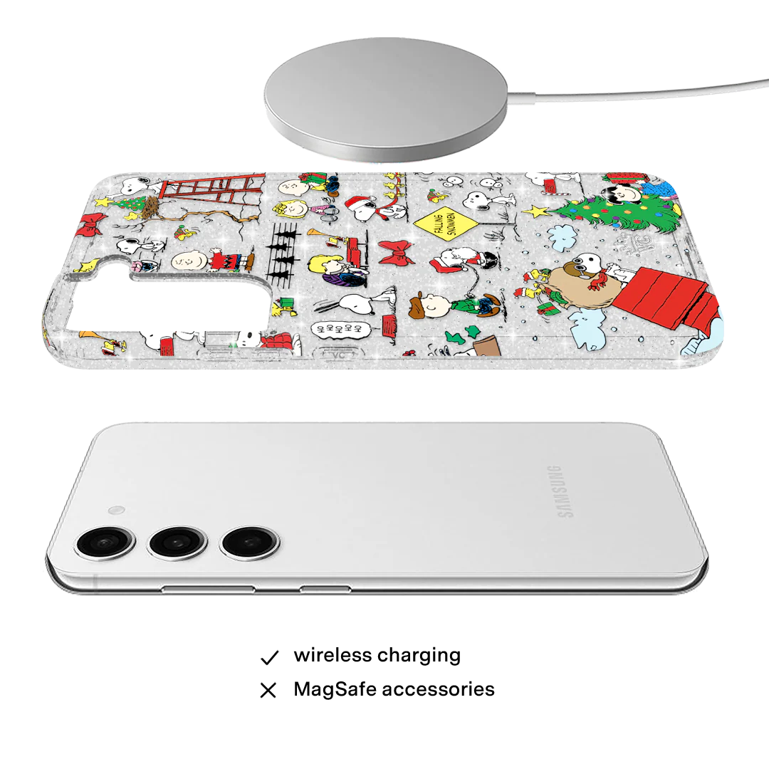Snoopy Christmas Glitter Samsung Case - Image 34