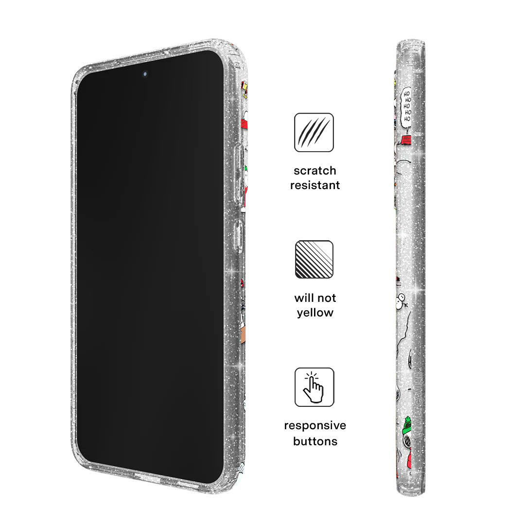 Snoopy Christmas Glitter Samsung Case - Image 42