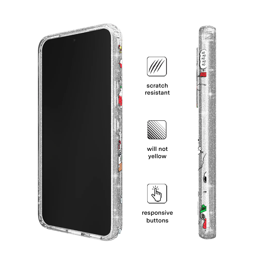 Snoopy Christmas Glitter Samsung Case - Image 6