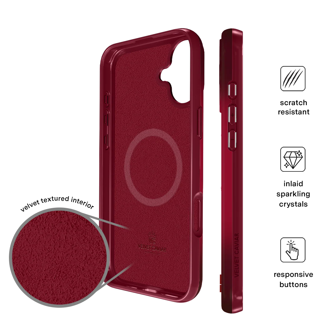 Black Cherry Crystal iPhone Case - Image 6