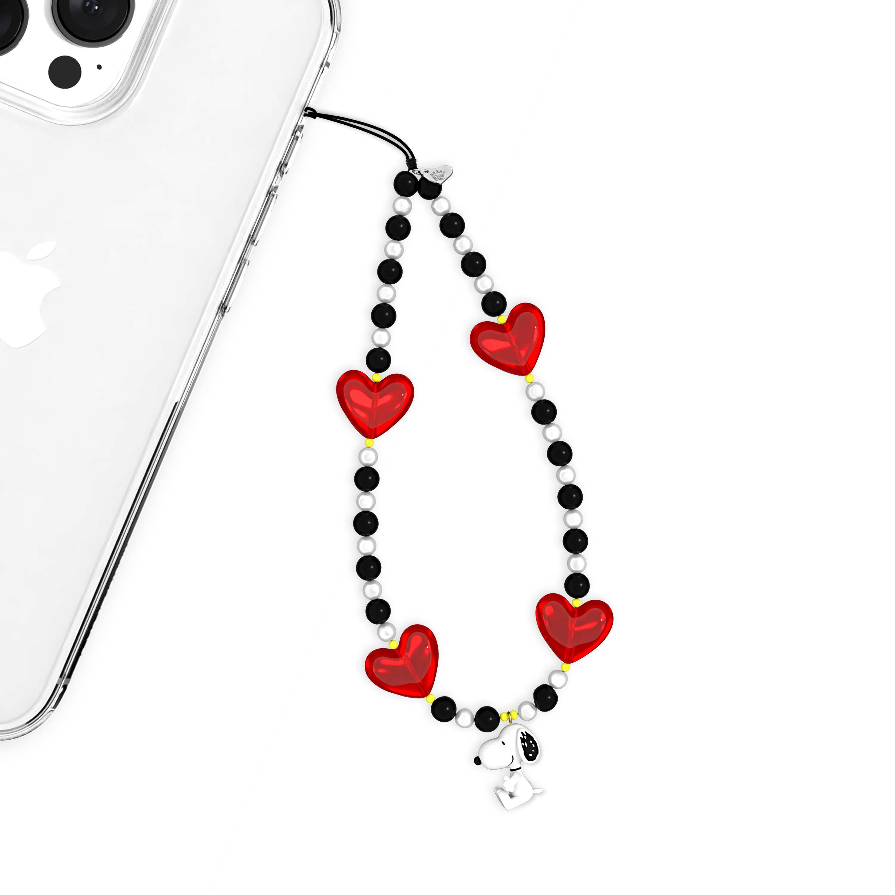Snoopy Hearts Phone Charm