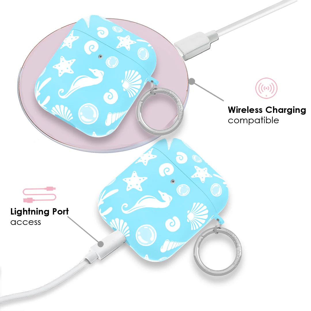 Aquamarine Holo AirPod Case - Image 4