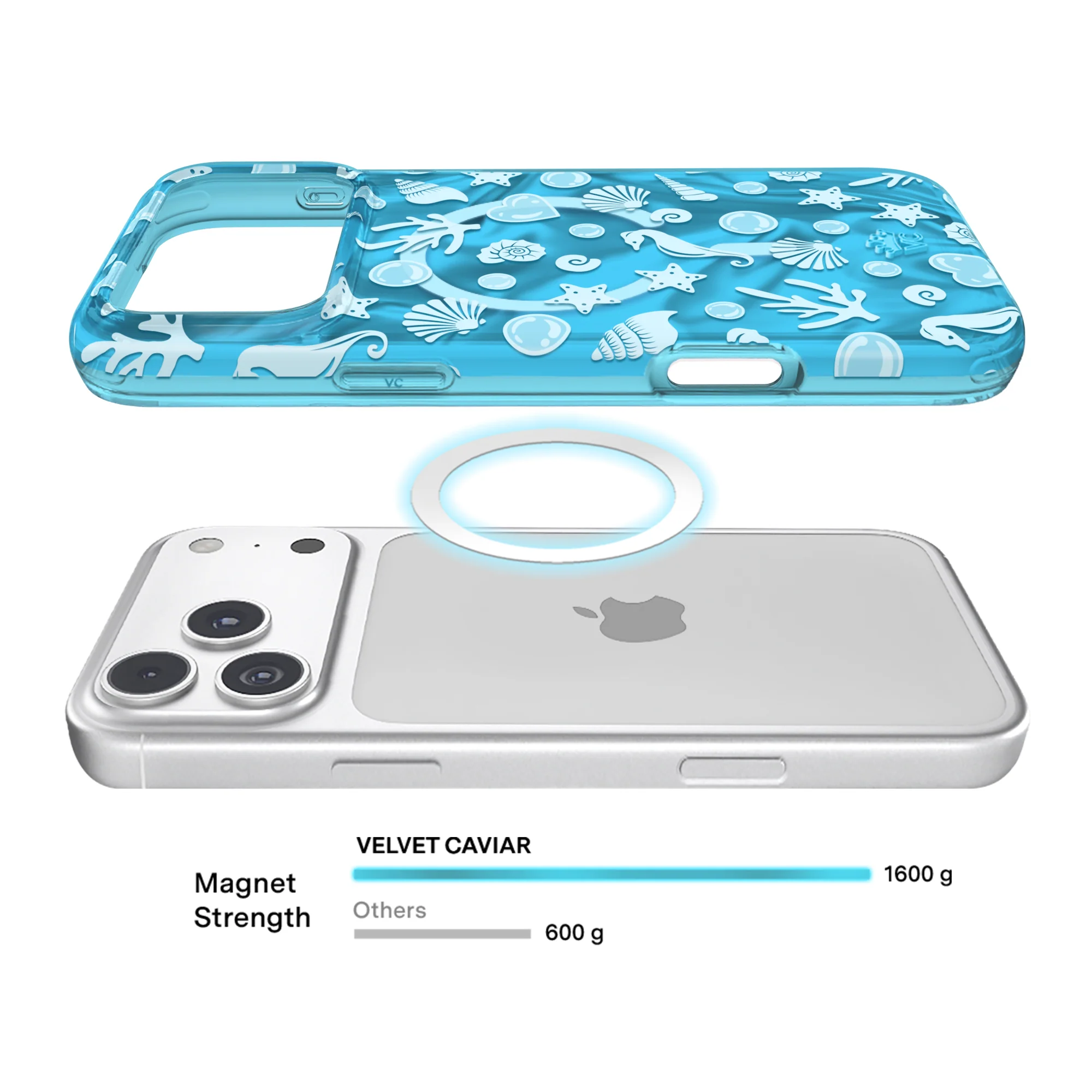 Aquamarine Holo iPhone Case - Image 84