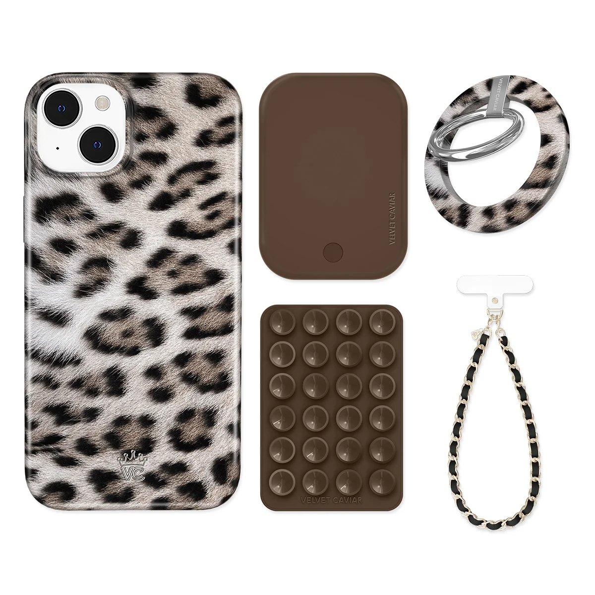Arctic Leopard iPhone Bundle Set - Grip - Image 12