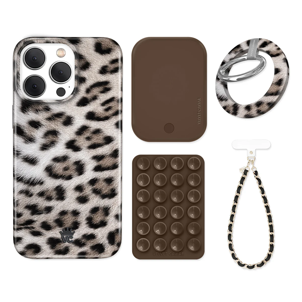 Arctic Leopard iPhone Bundle Set - Grip - Image 6