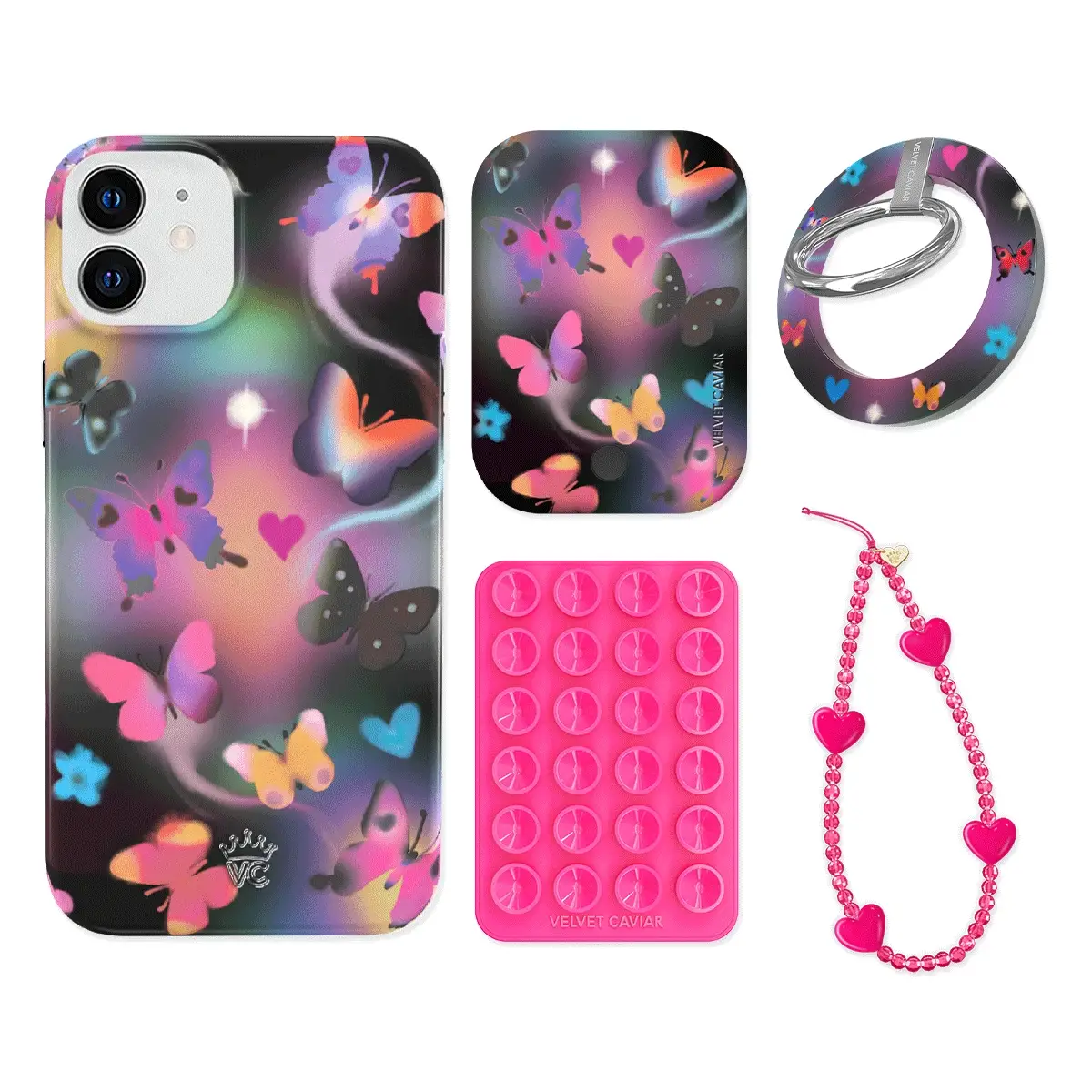Aurora Butterfly iPhone Bundle Set - Grip - Image 17