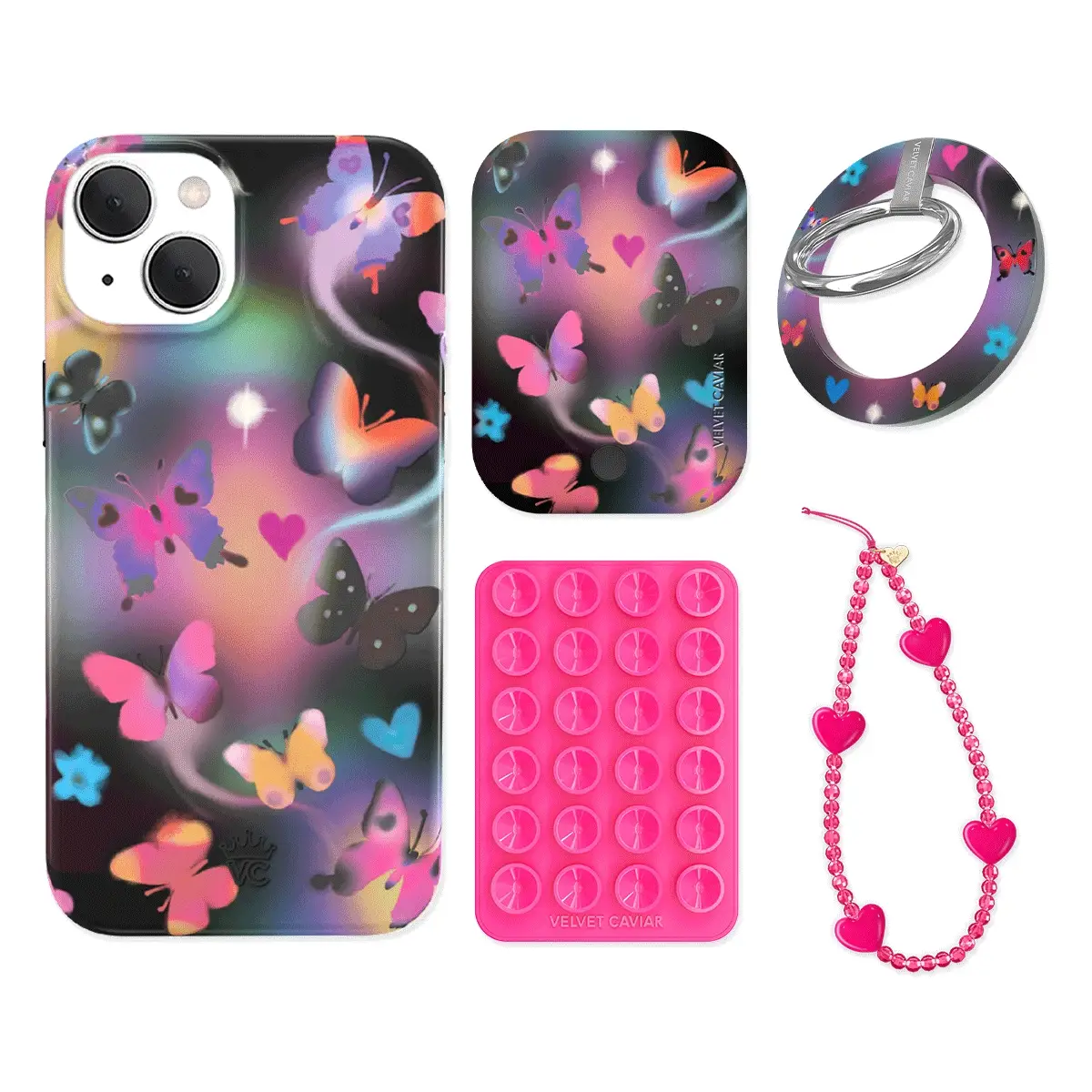 Aurora Butterfly iPhone Bundle Set - Grip - Image 5