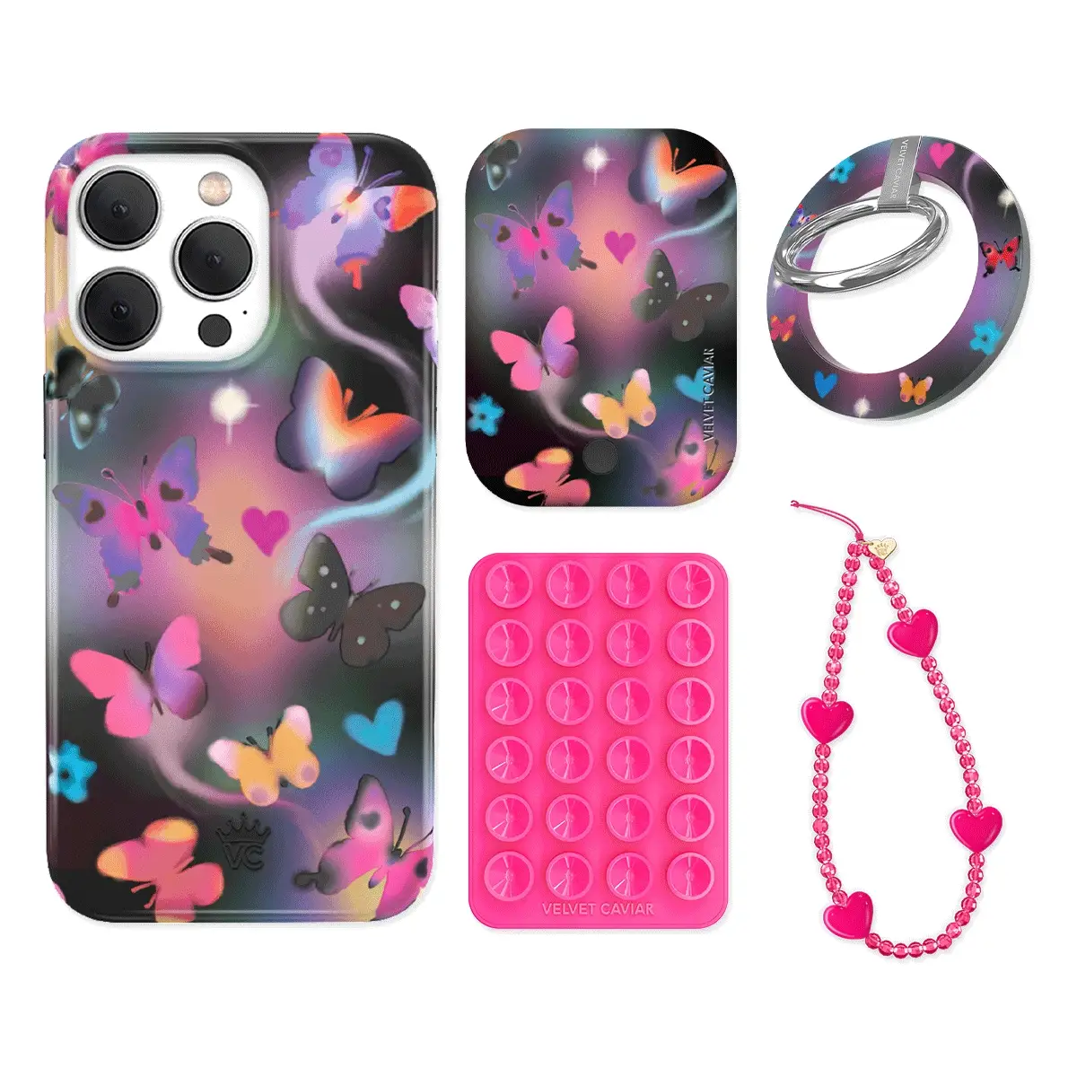 Aurora Butterfly iPhone Bundle Set - Grip - Image 7