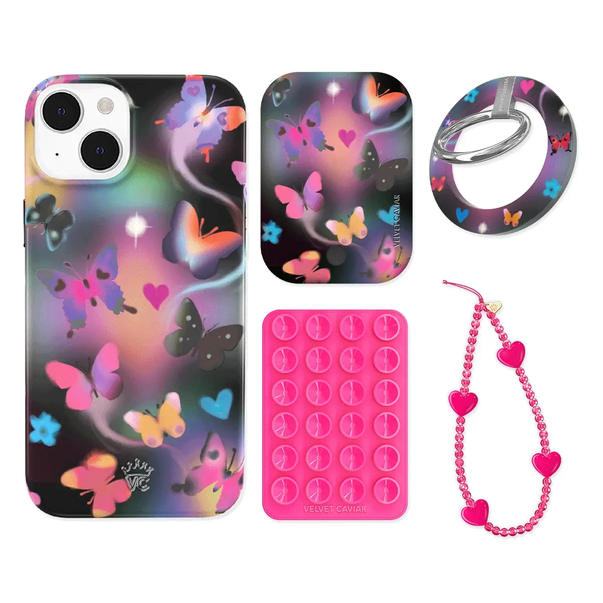 Aurora Butterfly iPhone Bundle Set - Grip - Image 9