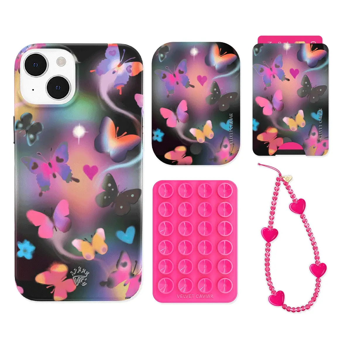 Aurora Butterfly iPhone Bundle Set - Wallet - Image 16