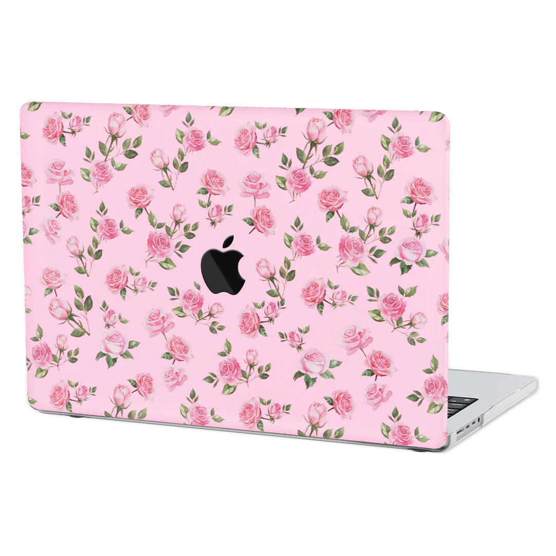 Baby Pink Roses MacBook Case - Image 19
