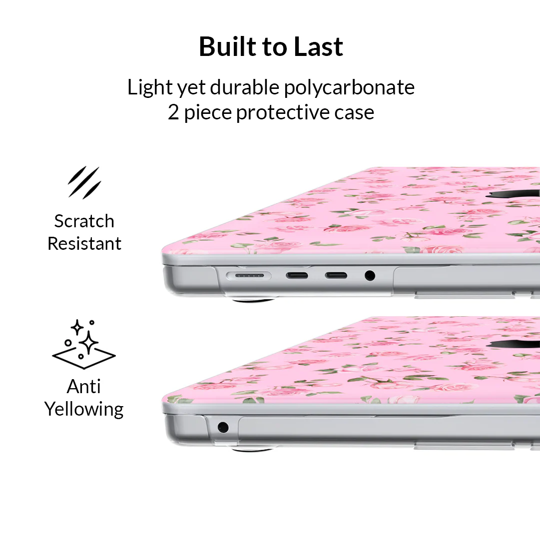 Baby Pink Roses MacBook Case - Image 22
