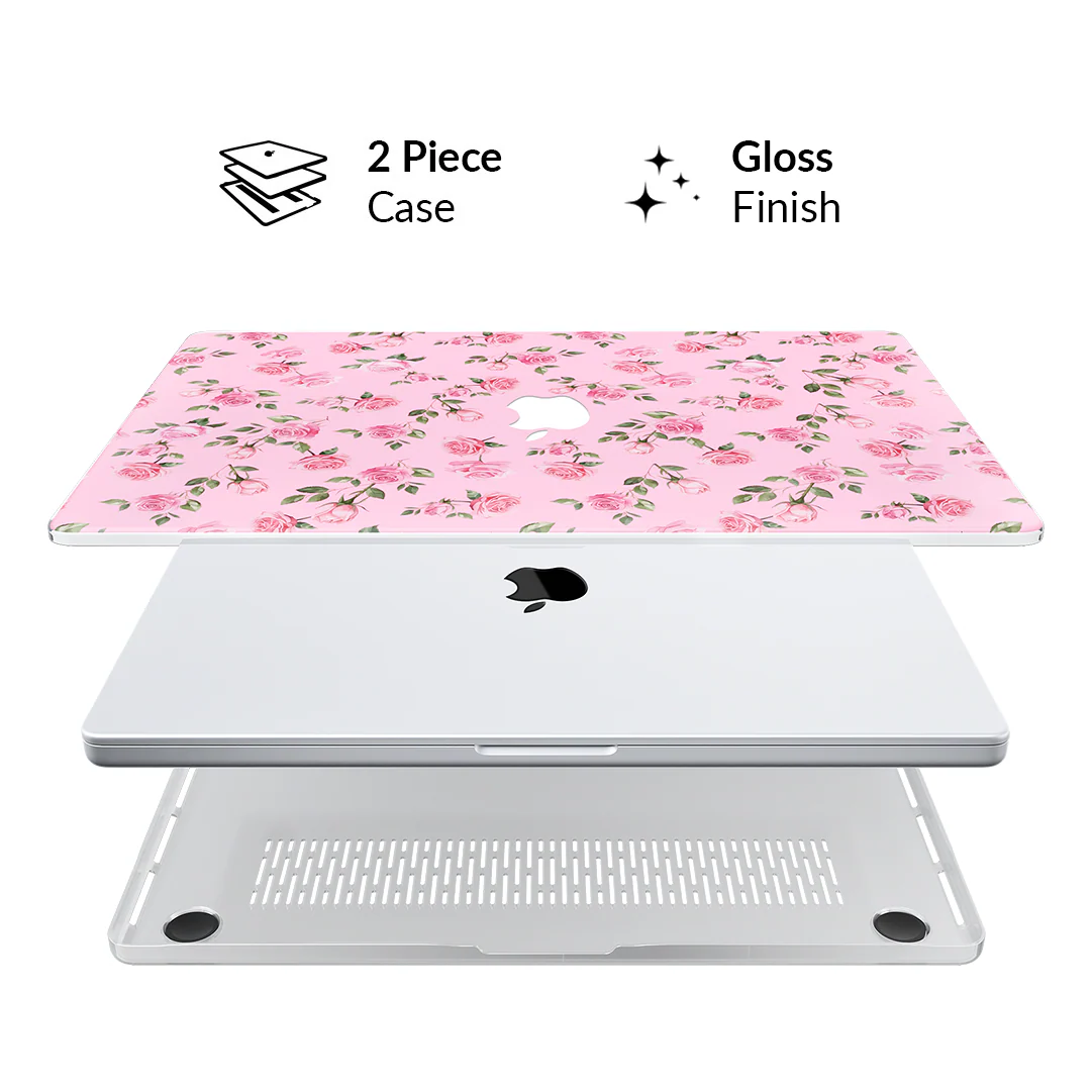 Baby Pink Roses MacBook Case - Image 26