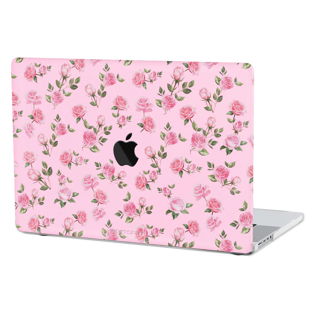 Baby Pink Roses MacBook Case - Image 31