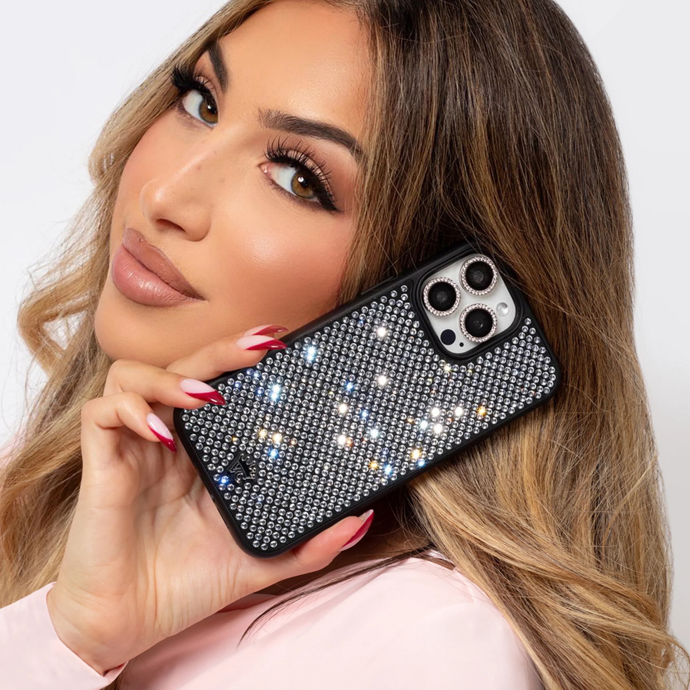 Black Caviar Crystals iPhone Case - Image 57