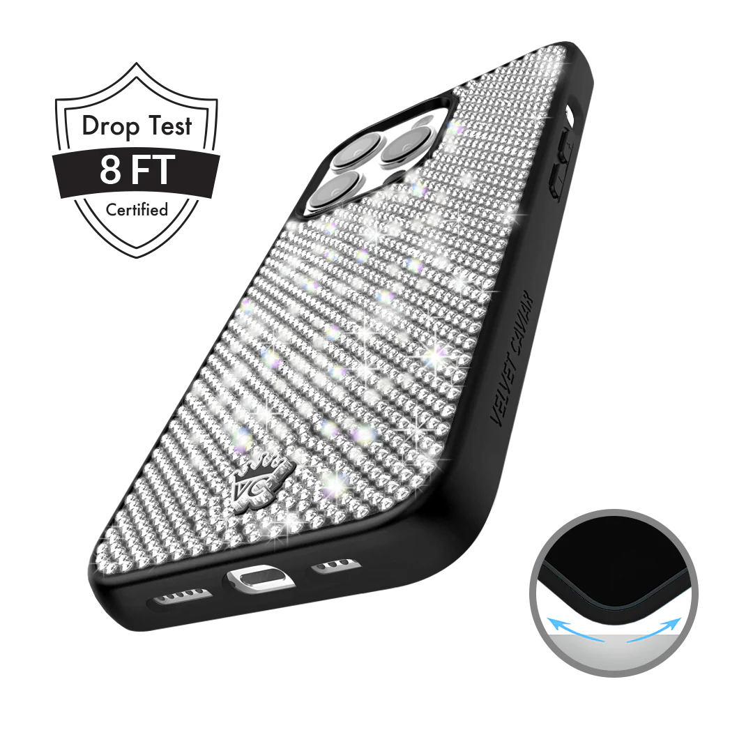 Black Caviar Crystals iPhone Case - Image 69