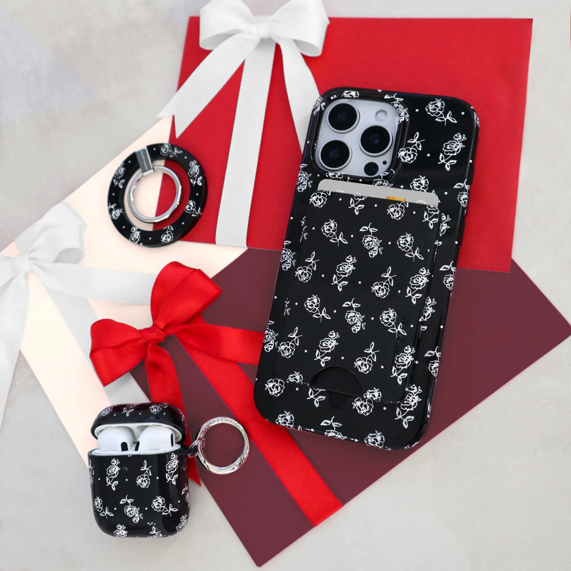 Vintage Roses AirPod Case - Image 12
