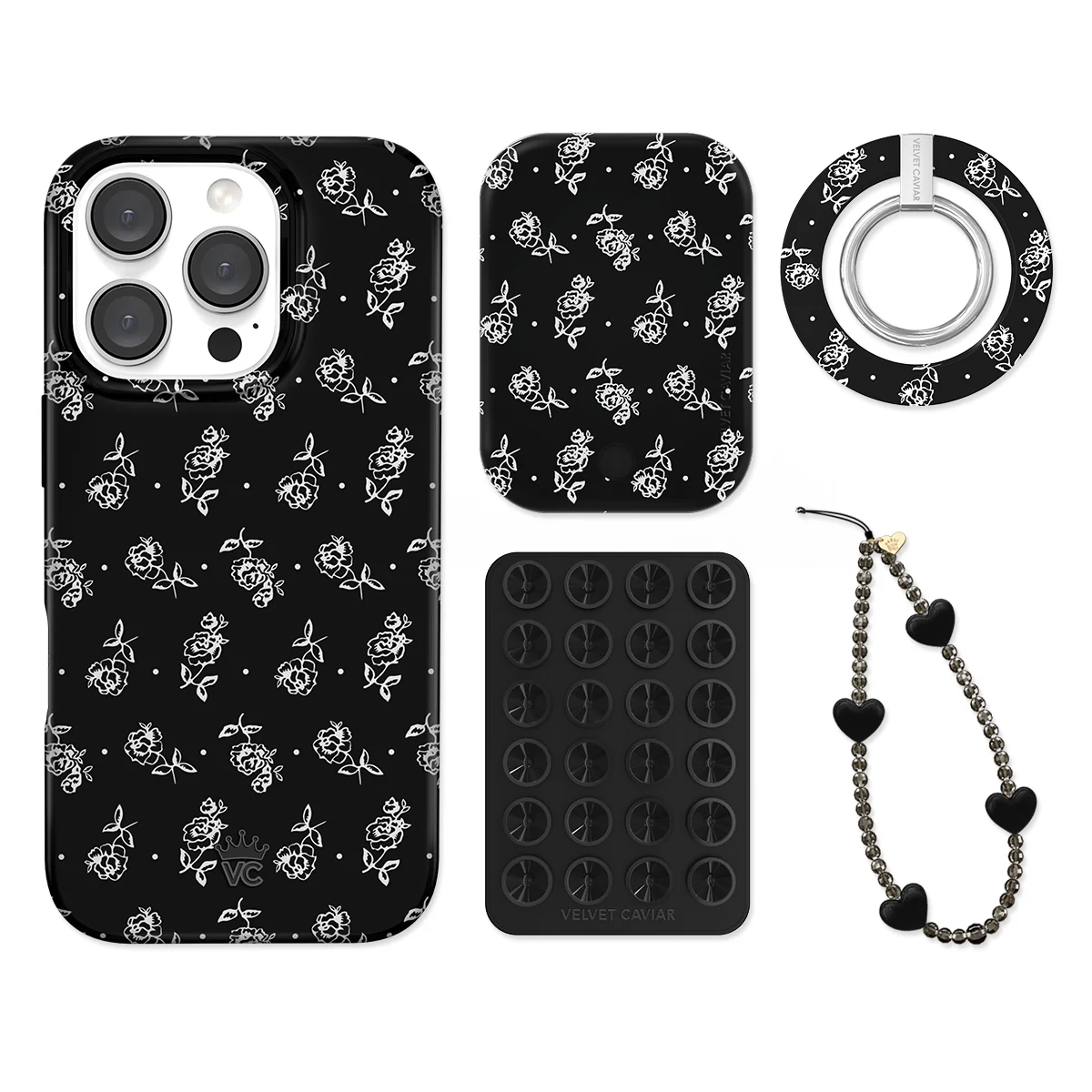 Vintage Roses iPhone Bundle Set - Grip - Image 4