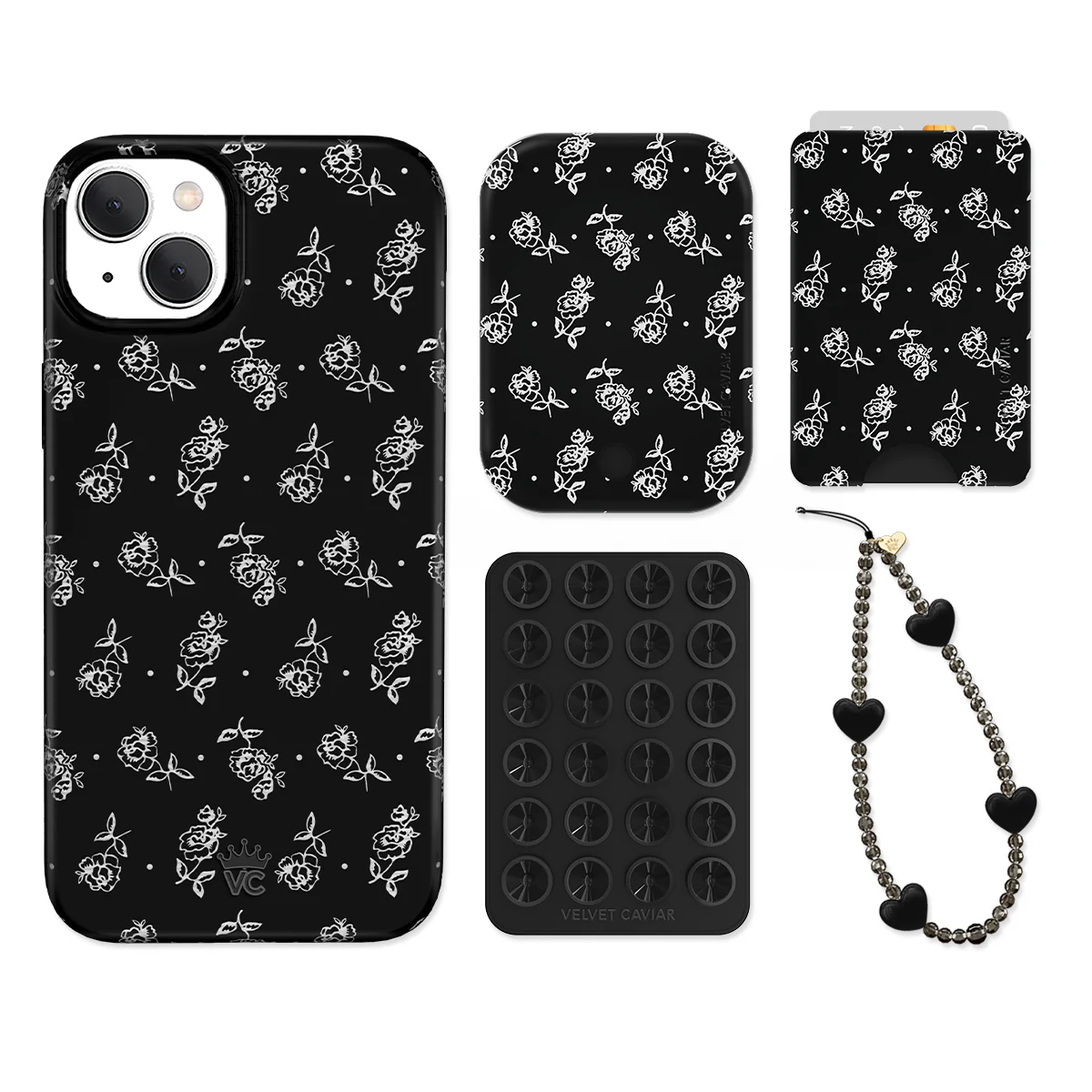 Vintage Roses iPhone Bundle Set - Wallet - Image 5