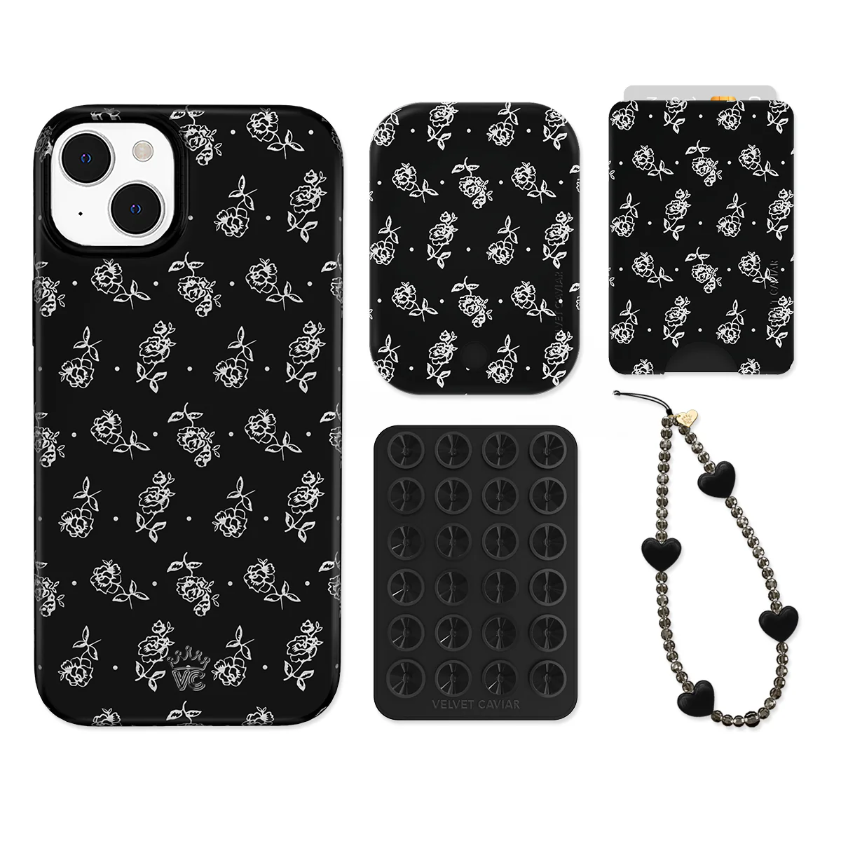 Vintage Roses iPhone Bundle Set - Wallet - Image 9