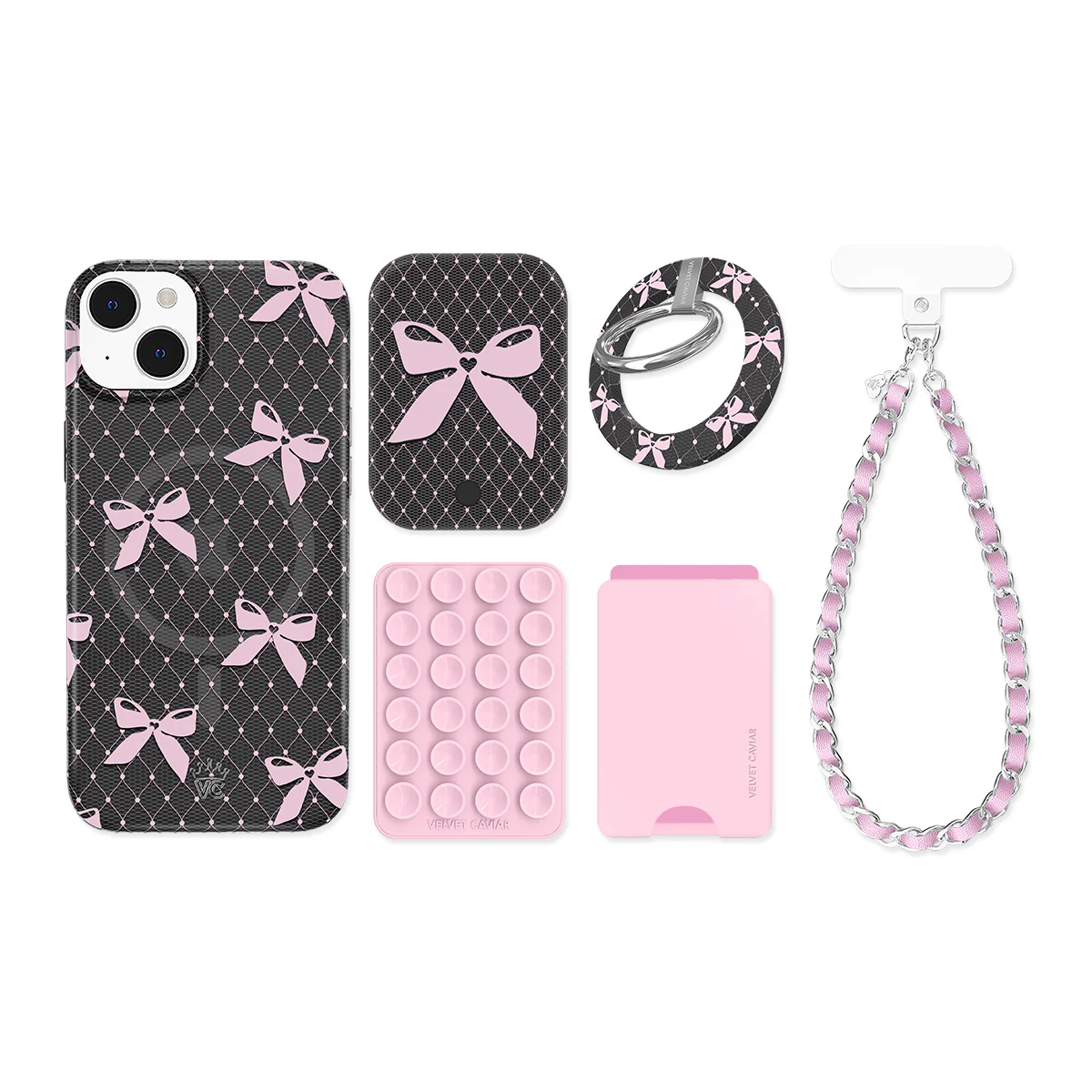 Lacy Pink Bows iPhone Bundle Set - Image 20