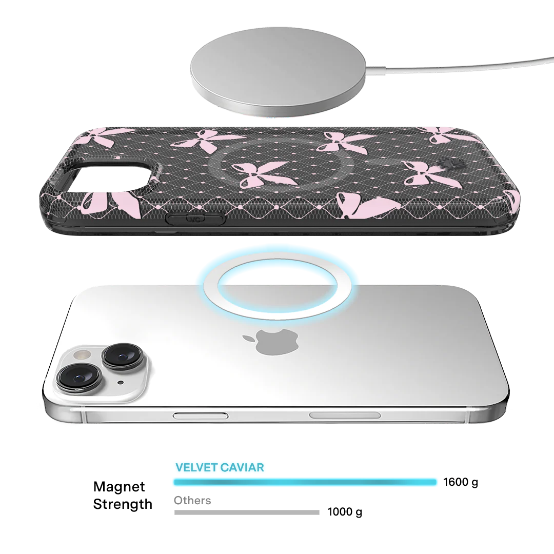 Lacy Pink Bows iPhone Case - Image 33