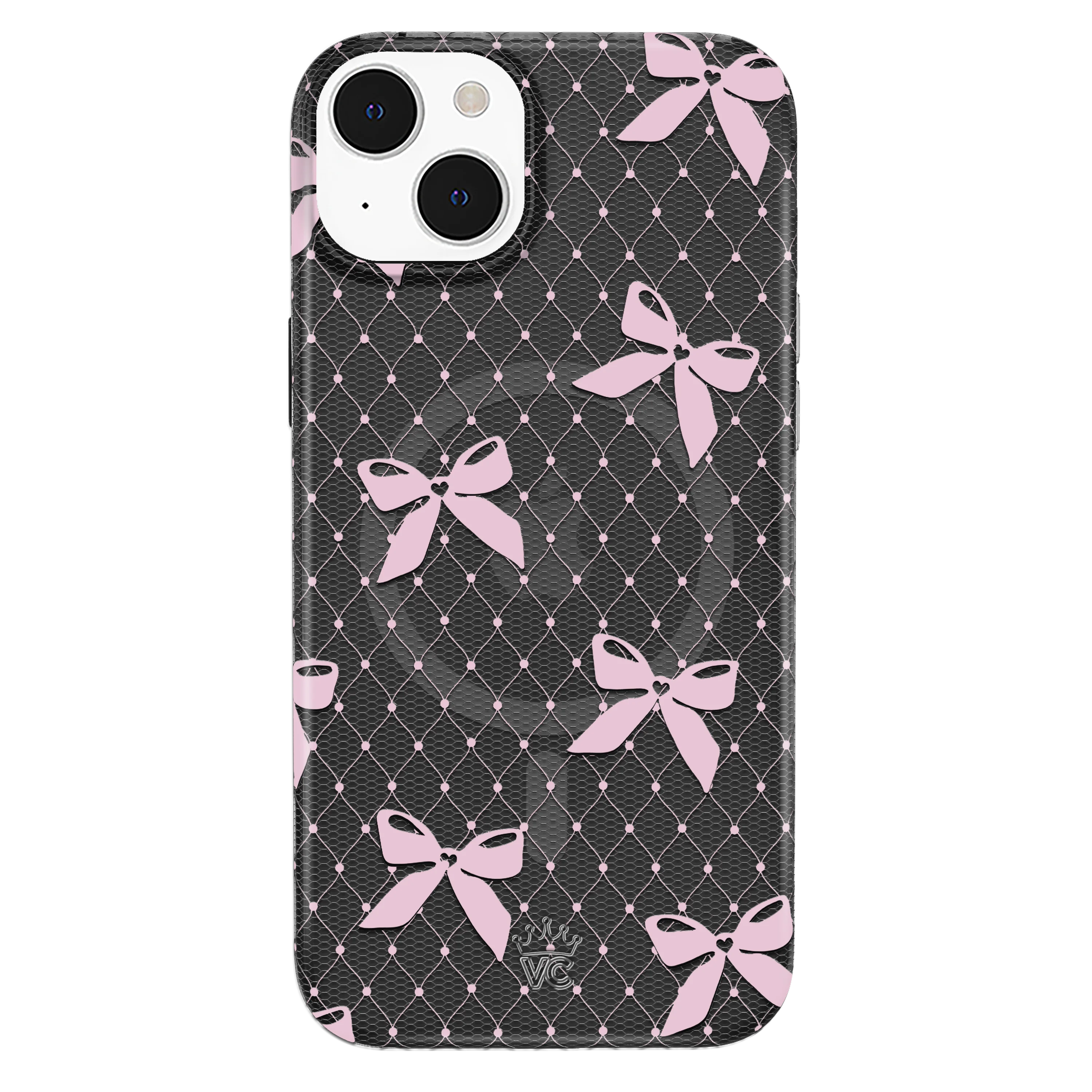 Lacy Pink Bows iPhone Case - Image 51