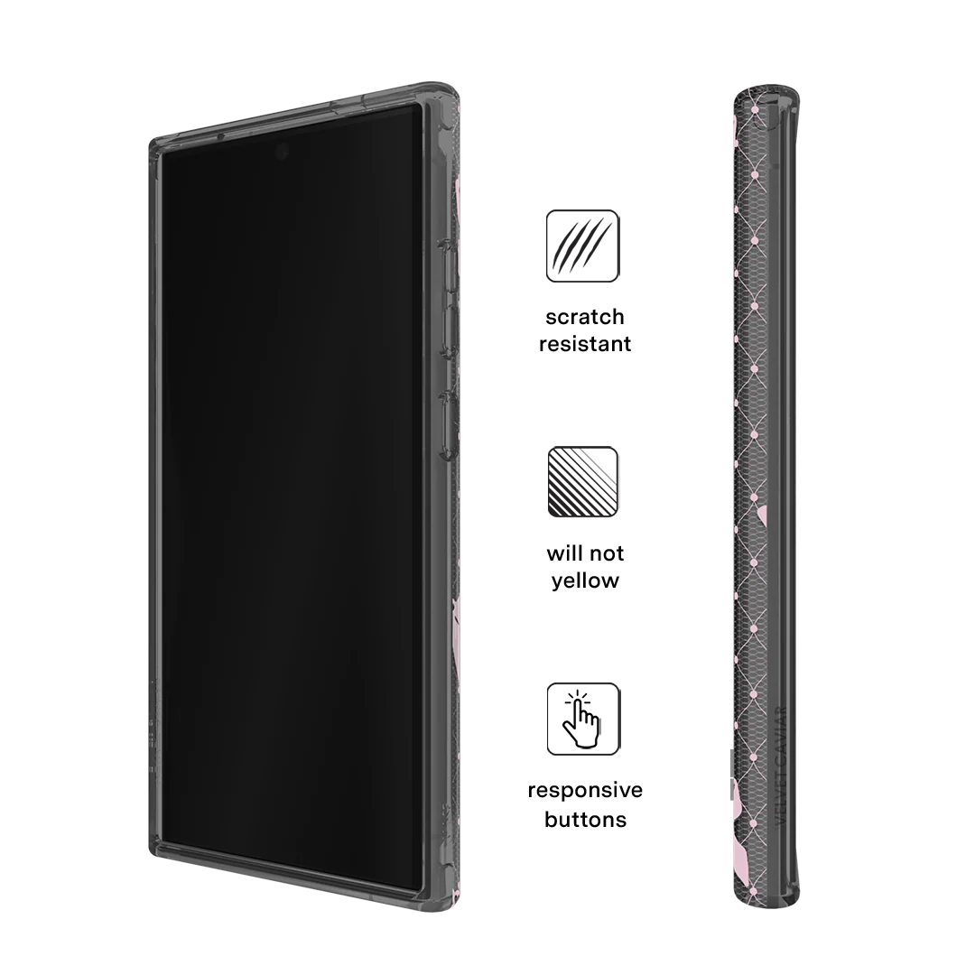 Lacy Pink Bows Samsung Case - Image 62