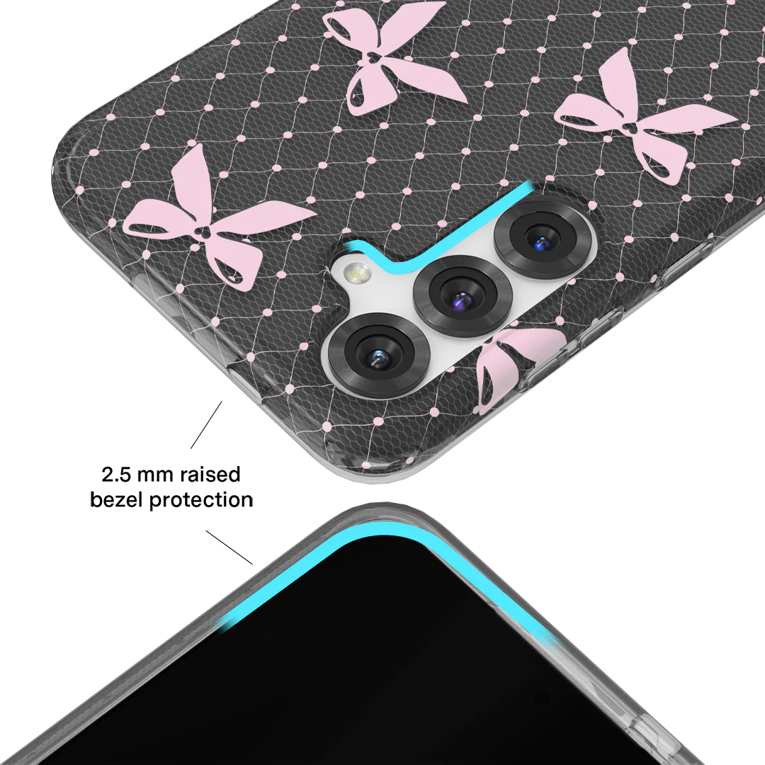 Lacy Pink Bows Samsung Case - Image 70