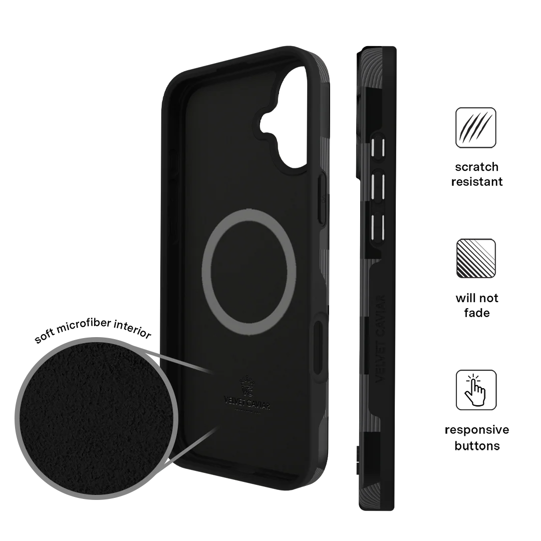 Noir Vibe Checkered iPhone Case - Image 100