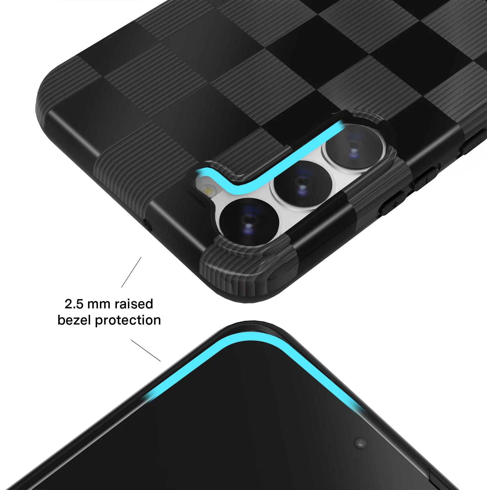Noir Vibe Checkered Samsung Case - Image 23