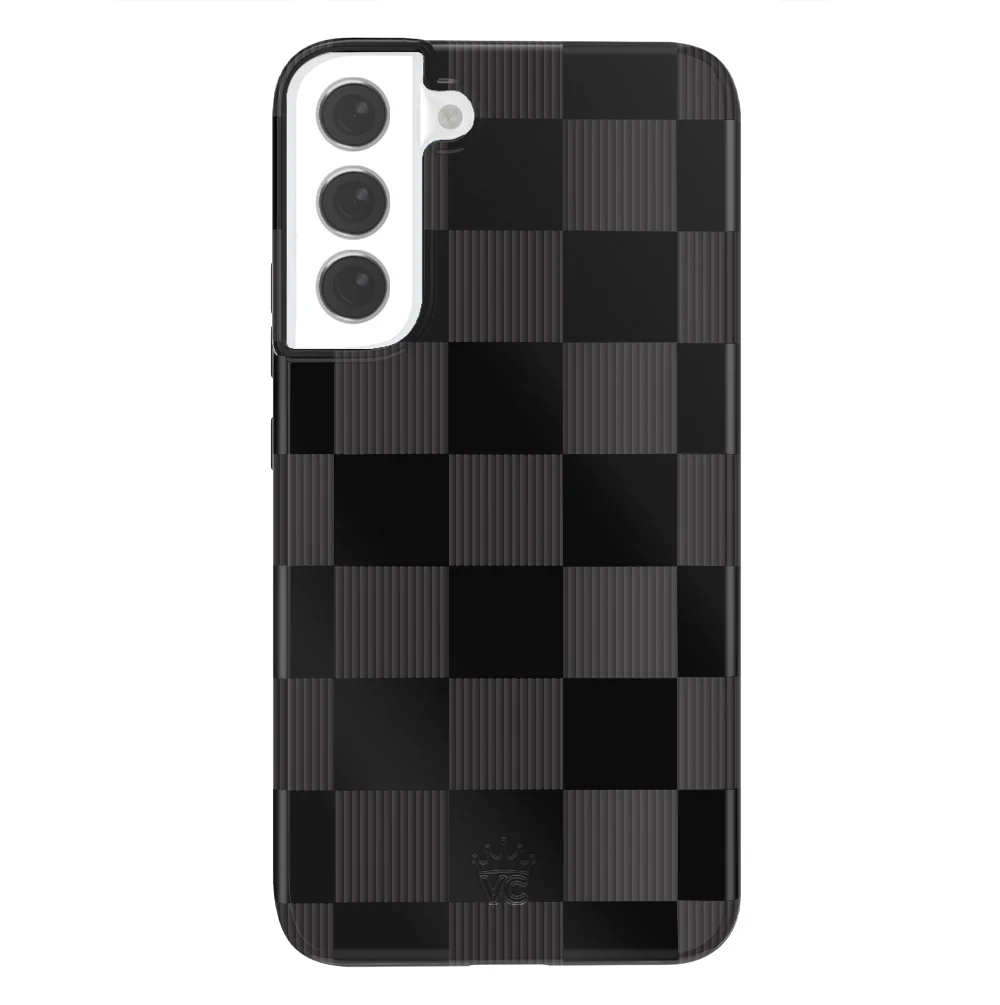 Noir Vibe Checkered Samsung Case - Image 37
