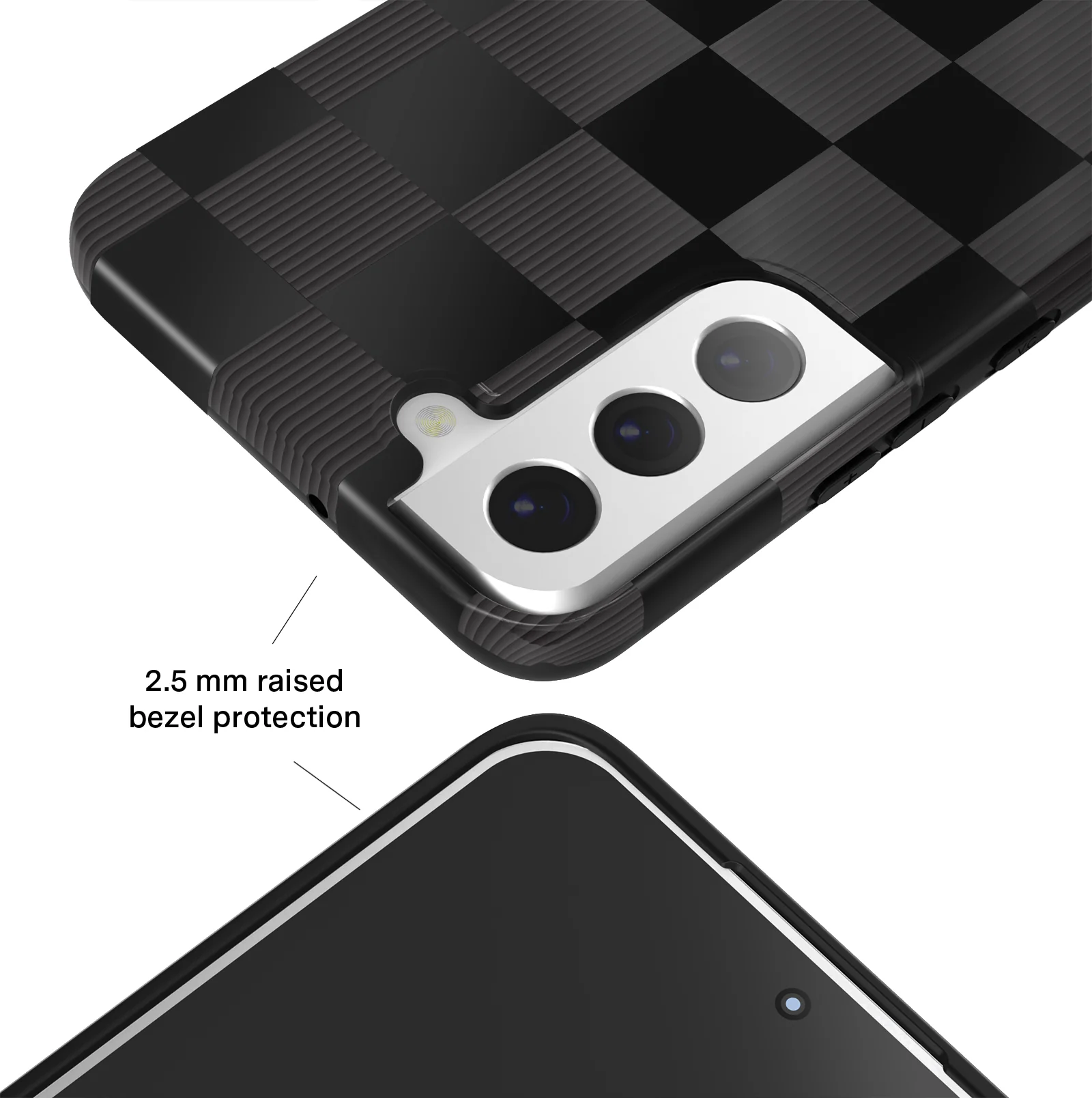 Noir Vibe Checkered Samsung Case - Image 51