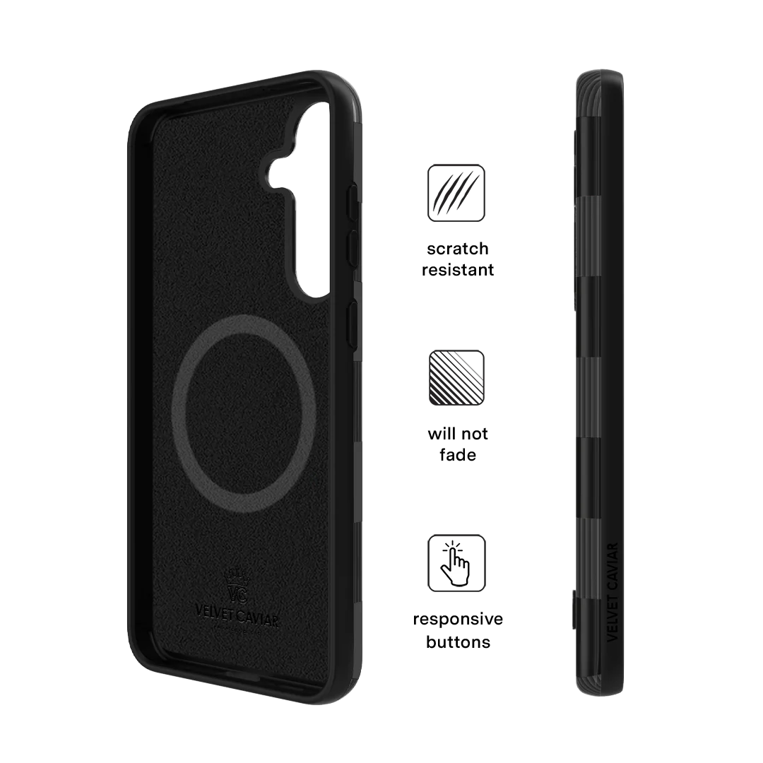 Noir Vibe Checkered Samsung Case - Image 67
