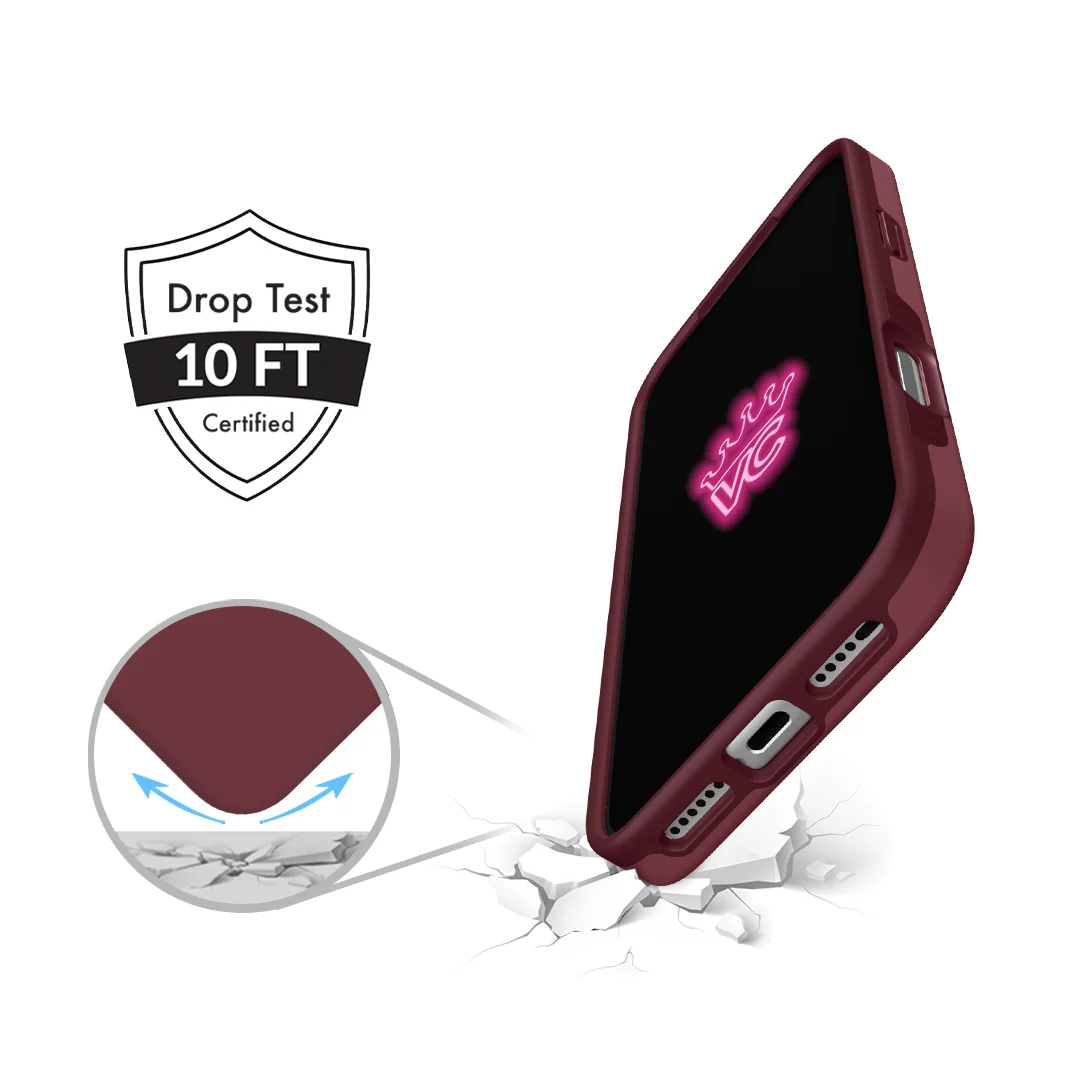 Burgundy 1990 iPhone Case - Image 116