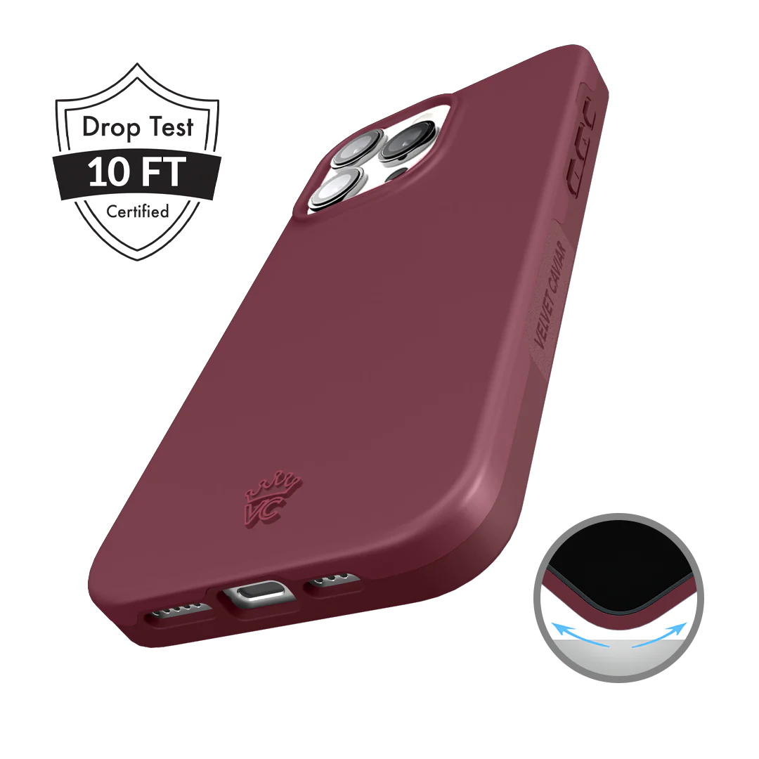 Burgundy 1990 iPhone Case - Image 46