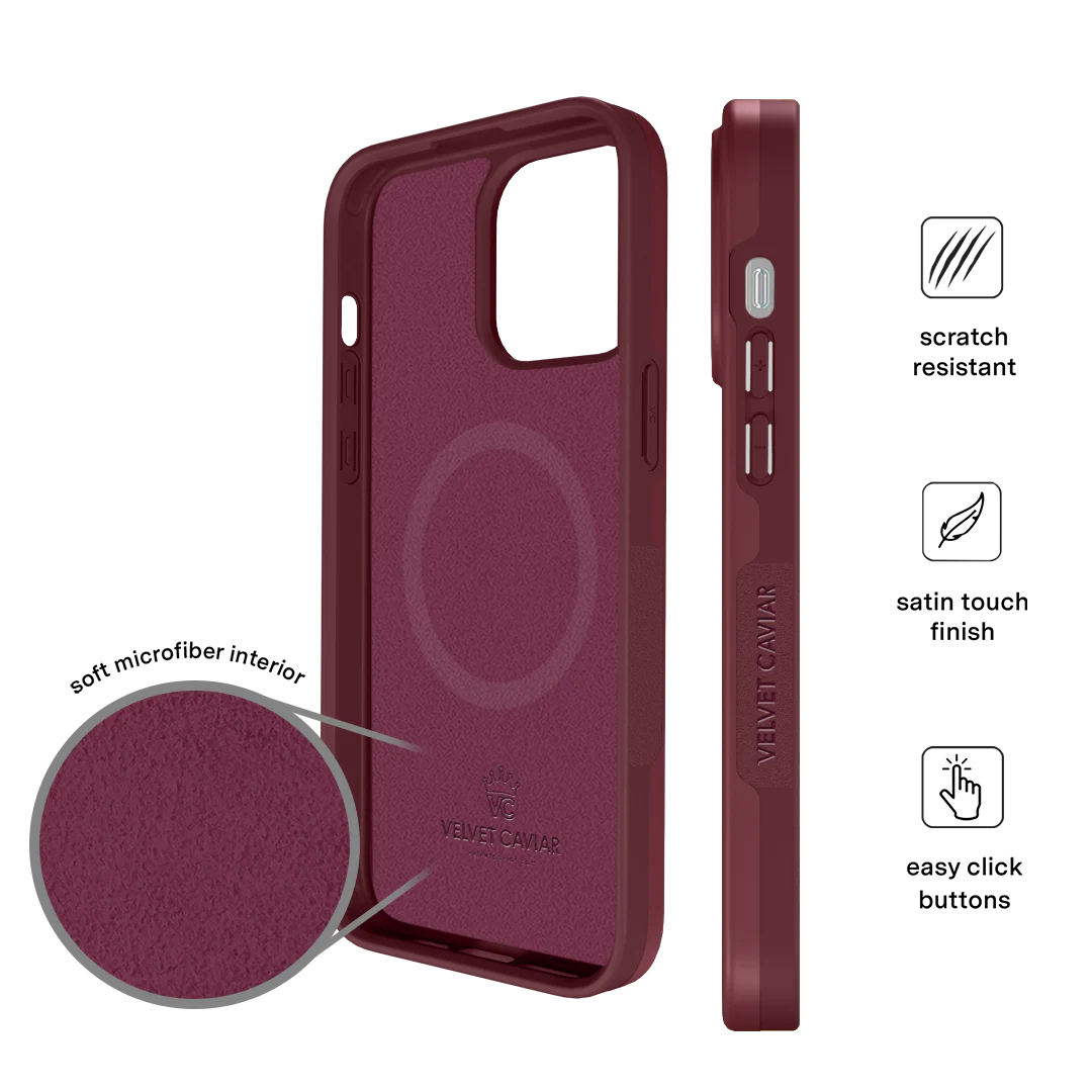 Burgundy 1990 iPhone Case - Image 89
