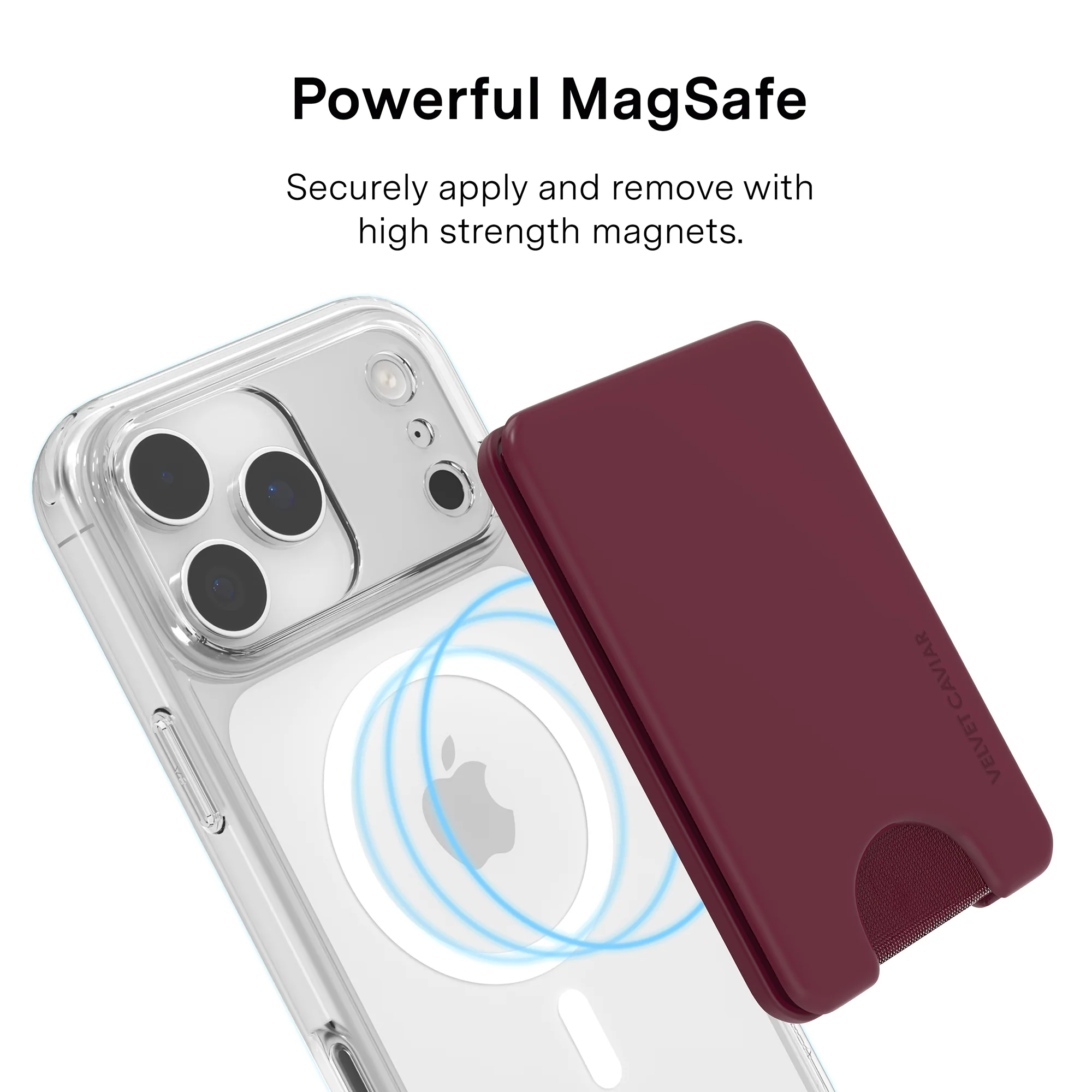 Burgundy 1990 MagSafe Wallet - Image 3