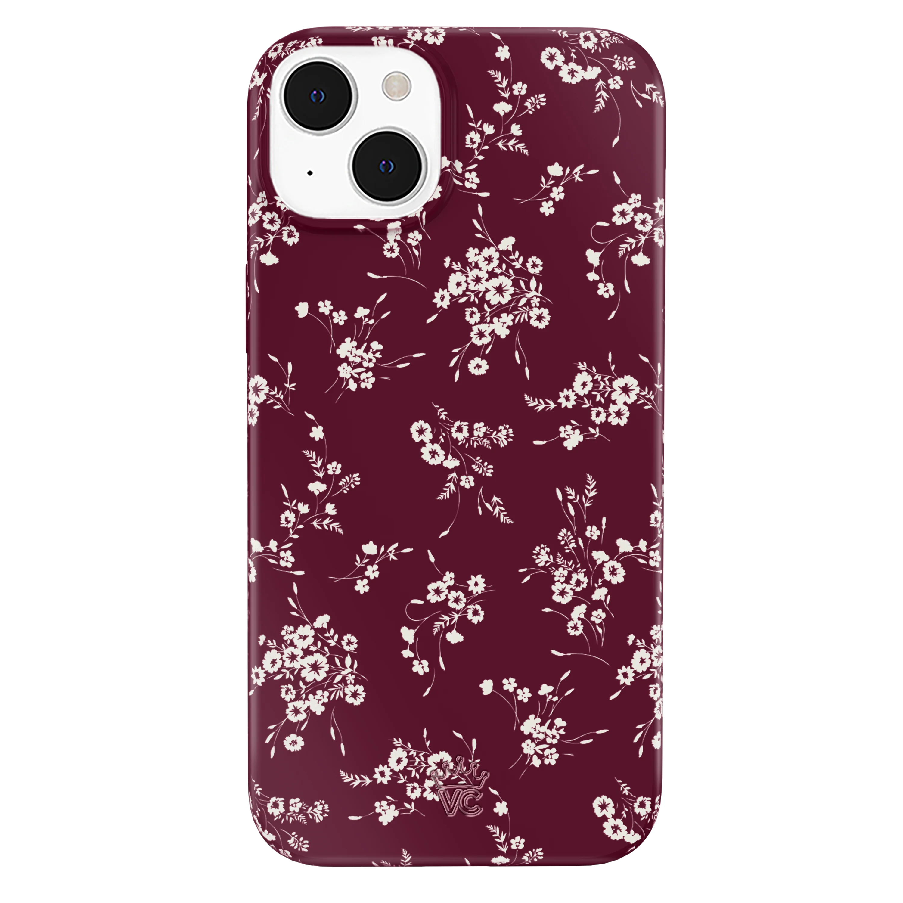 French Burgundy Floral iPhone Case - Image 67