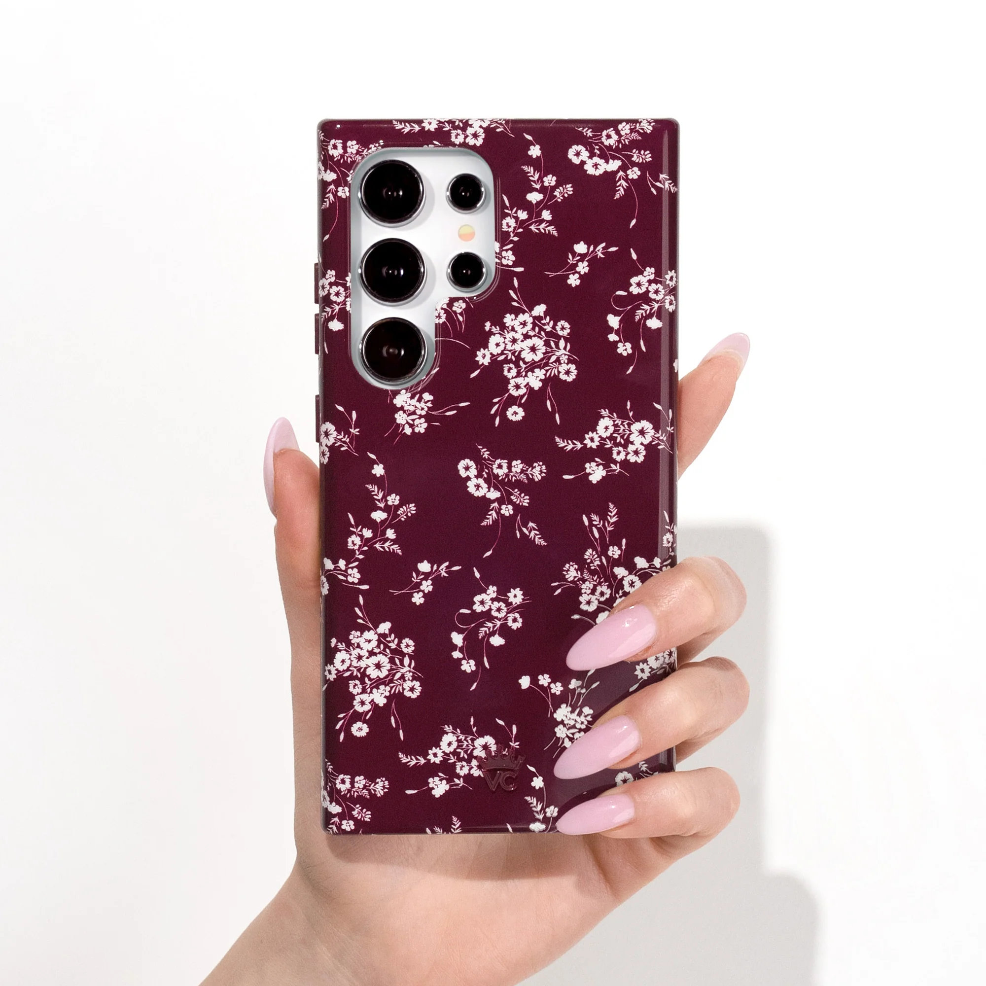 French Burgundy Floral Samsung Case - Image 24