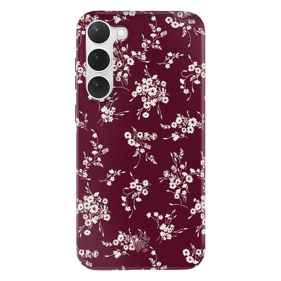 French Burgundy Floral Samsung Case - Image 26