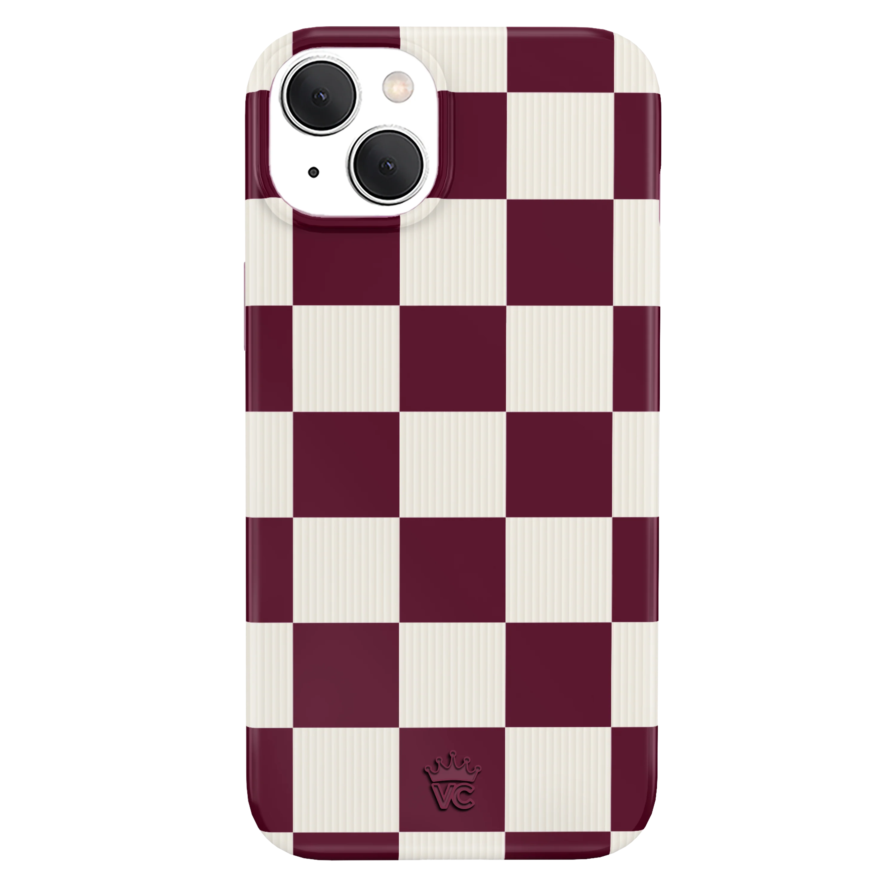 Burgundy Vibe Check iPhone Case - Image 37