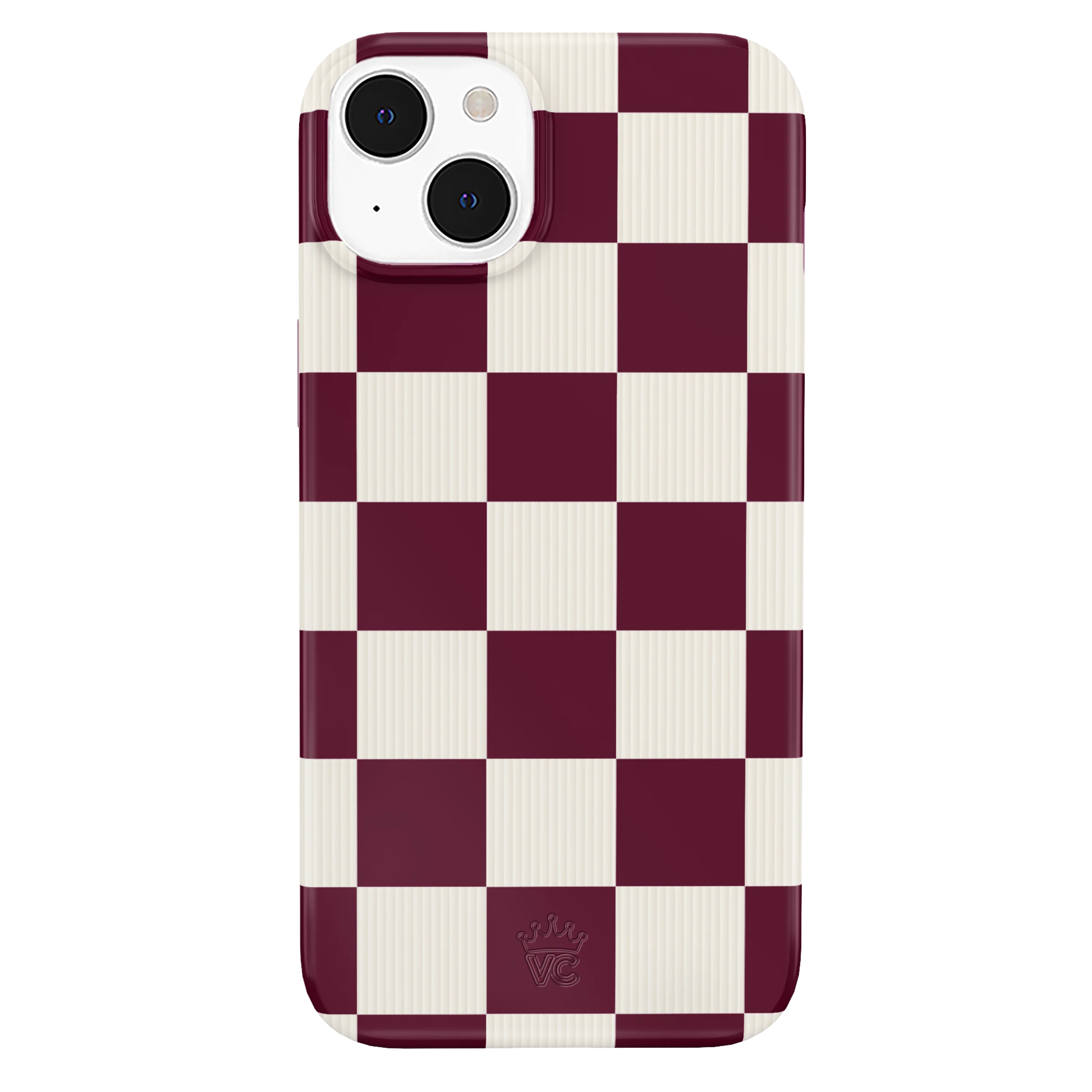 Burgundy Vibe Check iPhone Case - Image 67