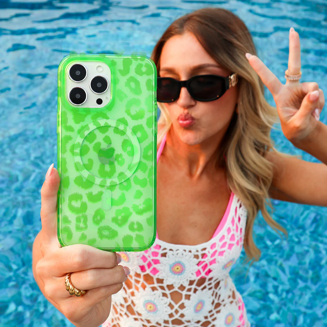 Key Lime Leopard iPhone Case - Image 26