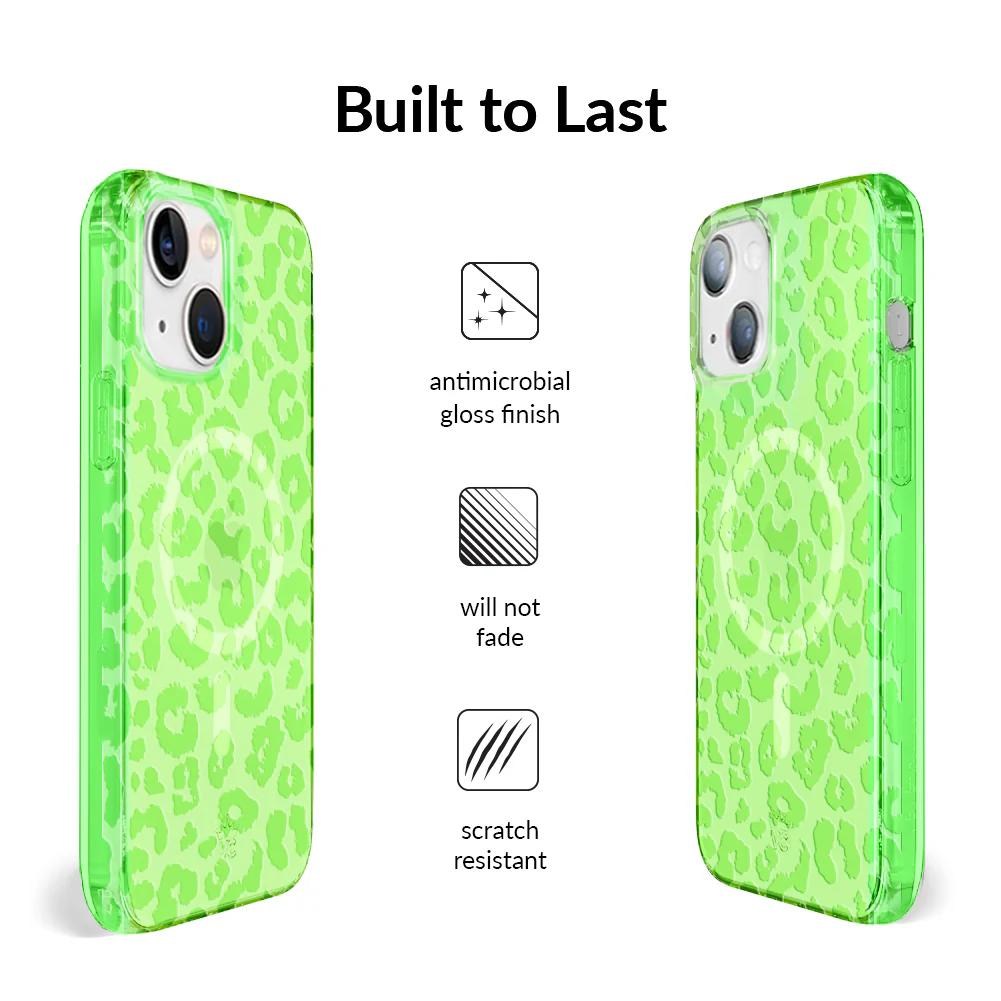 Key Lime Leopard iPhone Case - Image 35