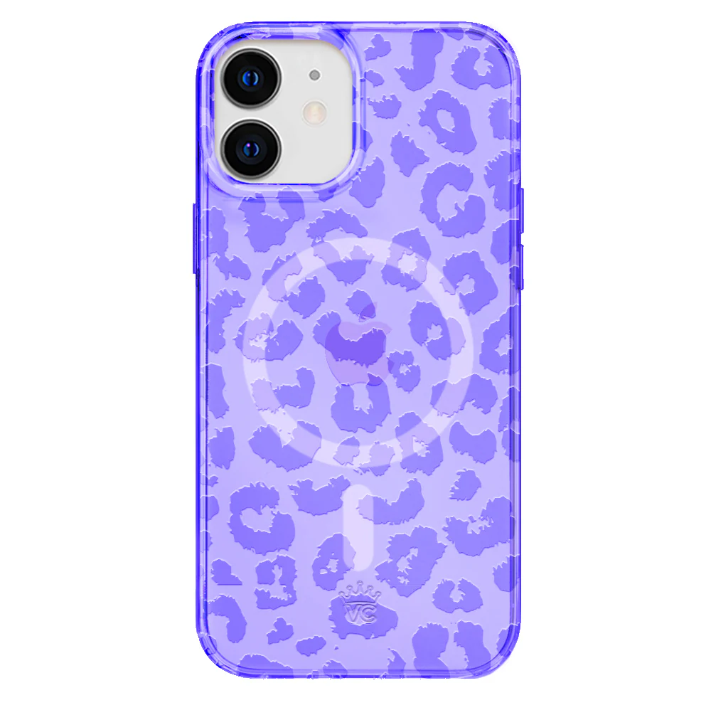 Electric Purple Leopard iPhone Case - Image 49